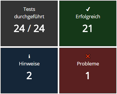 Ergebnisse Audit